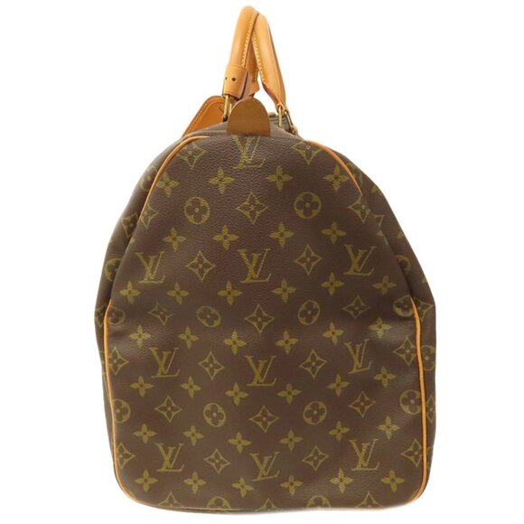 LOUIS VUITTON Brown Monogram Canvas Keepall 55 Boston Bag - Picture 3 of 11
